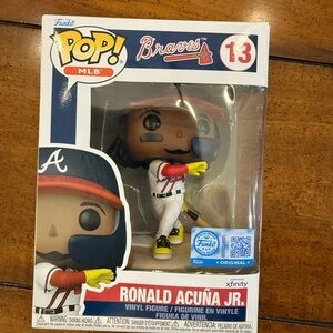 Funko Braves Baseball Figure with Blue and Red